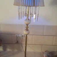 آباژور با اویزکریستال ابشاری|چراغ خواب و آباژور|شیراز, نصر|دیوار