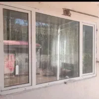 ۲ عدد پنجره دوجداره پی وی سی(pvc) بزرگ|مصالح و تجهیزات ساختمان|رستمآباد, |دیوار