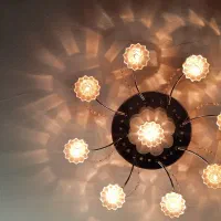 لوستر|لوستر و چراغ آویز|تهران, امام زاده حسن|دیوار