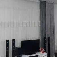 پرده همراه با شال وزیر پرده