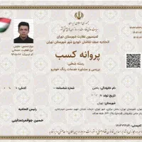 کارشناسی خودرو تشخیص رنگ کارشناس رنگ فنی سیار