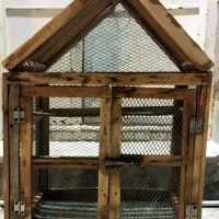 قفس چوبی دست ساز