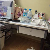 میز کامپیوتر ، کمد کوچک قهوه ای