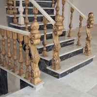 پله چوبی ،نرده چوبی|خدمات پیشه و مهارت|قزوین, |دیوار