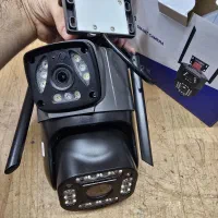 دوربین مداربسته تحت شبکه V380 چرخشی دو لنز