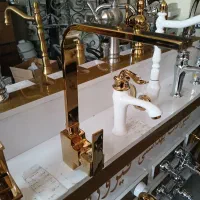 فلت طلایی ظرفشویی روشویی توالت حمام|لوازم سرویس بهداشتی|تهران, شهرک شریفی|دیوار