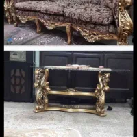 مبل استیل نه نفره چوب