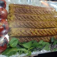 کوبیده مرغ و گوشت