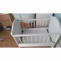 تخت بچه از یک سال تا۵سال نرده هم داره|تخت و صندلی بچه|آبیک, |دیوار