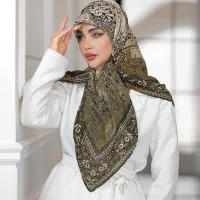 روسری دست دوز چاپ خیس|لباس|بهشهر, |دیوار