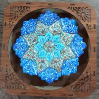 قاب دیوارکوب میناکاری