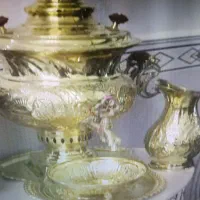 سماور طلایی