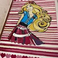 فرش فانتزی دخترانه تمیزوسالم