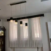 فروش لوستر کریستالی با کنترل با دیوار کوب ست|لوستر و چراغ آویز|مهاجران, |دیوار