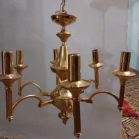 لوستر سقفی ۶شعله|لوستر و چراغ آویز|رشت, خمیران زاهدان|دیوار