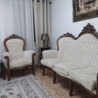 مبل استیل ۷نفره|مبلمان خانگی و میز عسلی|رشت, منظریه|دیوار