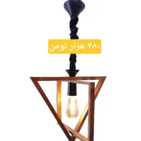 لوسترهای چوبی جذاب و متنوع و استند گل و رگال لباس|لوستر و چراغ آویز|لاهیجان, قیام|دیوار