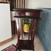 دکوری و میز تلفن چوبی