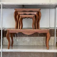 جلو مبلی شرکتی قهوه ای طوسی سفید (جهان مبل)