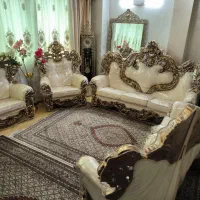 مبل سلطنتی شاه نشین و غذاخوری در حد نو هست|مبلمان خانگی و میز عسلی|خوی, |دیوار