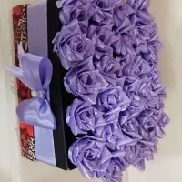 دسته گل روبانی 800