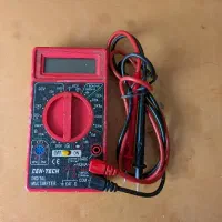 اهم متر خارجی Cen-tech اندازه گیری ولتاژ AcوDc