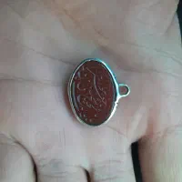 آویز سنگ عقیق یمنی کهنه