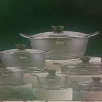 سرویس 12 پارچه قابلمه چدن نو نو