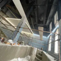 سقف کشسان لابل PVC نورپردازی حرفه ای