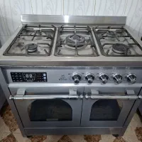 اجاق گاز تمام استیل در حد نو