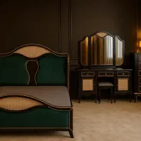 تخت خواب بامبو حصیری
