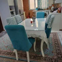 مبلمان راحتی۷نفره،میز ناهارخوری۶نفره،میزتلویزیون|مبلمان خانگی و میز عسلی|نوشهر, |دیوار