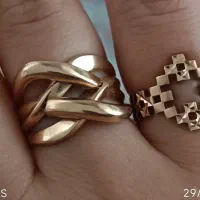 دوتا انگشترطلا