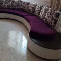 مبل گرد ومیز نهارخوری|مبلمان خانگی و میز عسلی|شیروان (خراسان), |دیوار