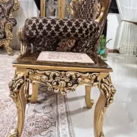 مبل هفت نفره سلطنتی و میز نهار خوری هشت نفره|مبلمان خانگی و میز عسلی|رشت, استادسرا|دیوار