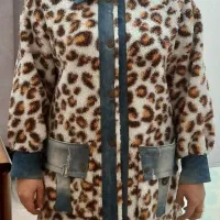 بارونی پالتو تدی پلنگی زنانه|لباس|رباطکریم, رباطکریم|دیوار