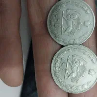 سکه قدیم شمایل امام علی،شاباش طاووس سکه پهلوی،نقره|کلکسیون سکه، تمبر، اسکناس|هرسین, |دیوار