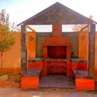 شومینه آجری  منقل  باربیکیو