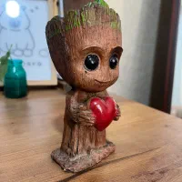 گلدون پینترستی چوبی