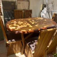 غذاخوری شش نفره چوب