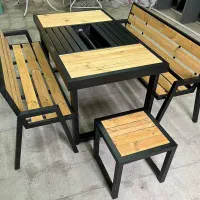 صندلی چوبی،نیمکت چوبی، ست چوبی باغی، صندلی ویلا|صندلی و نیمکت|تهران, مرزداران|دیوار