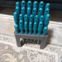 ست کامل پیچ‌گوشتی حرفه ای سه طبقه