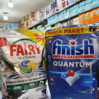 قرص ماشین ظرفشویی فینیش finish و فیری fairy اصلی