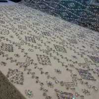 سنگ دوزی  انواع پارچه