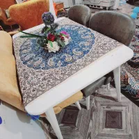 میز ناهارخوری ۴ نفره چوبی سفید