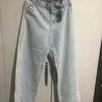 شلوار جین نیم بگ ترک نو