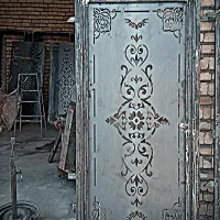 درب حیاط cnc فرفوژه باغی از پیش ساخته|مصالح و تجهیزات ساختمان|قم, شهرک فاطمیه|دیوار