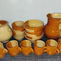 ست کامل آبگوشت خوری سفالی