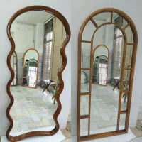 تولیدقاب آینه ایستاده دیواری بکلایت روشویی