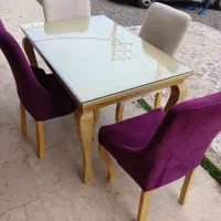 مبل میز نهار خوری 4 نفره